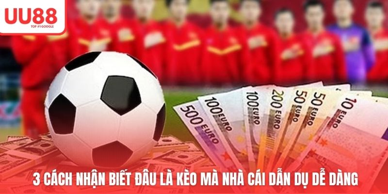 3 cách nhận biết đâu là kèo mà nhà cái dẫn dụ dễ dàng