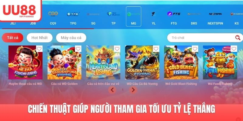 Chiến thuật giúp người tham gia tối ưu tỷ lệ thắng